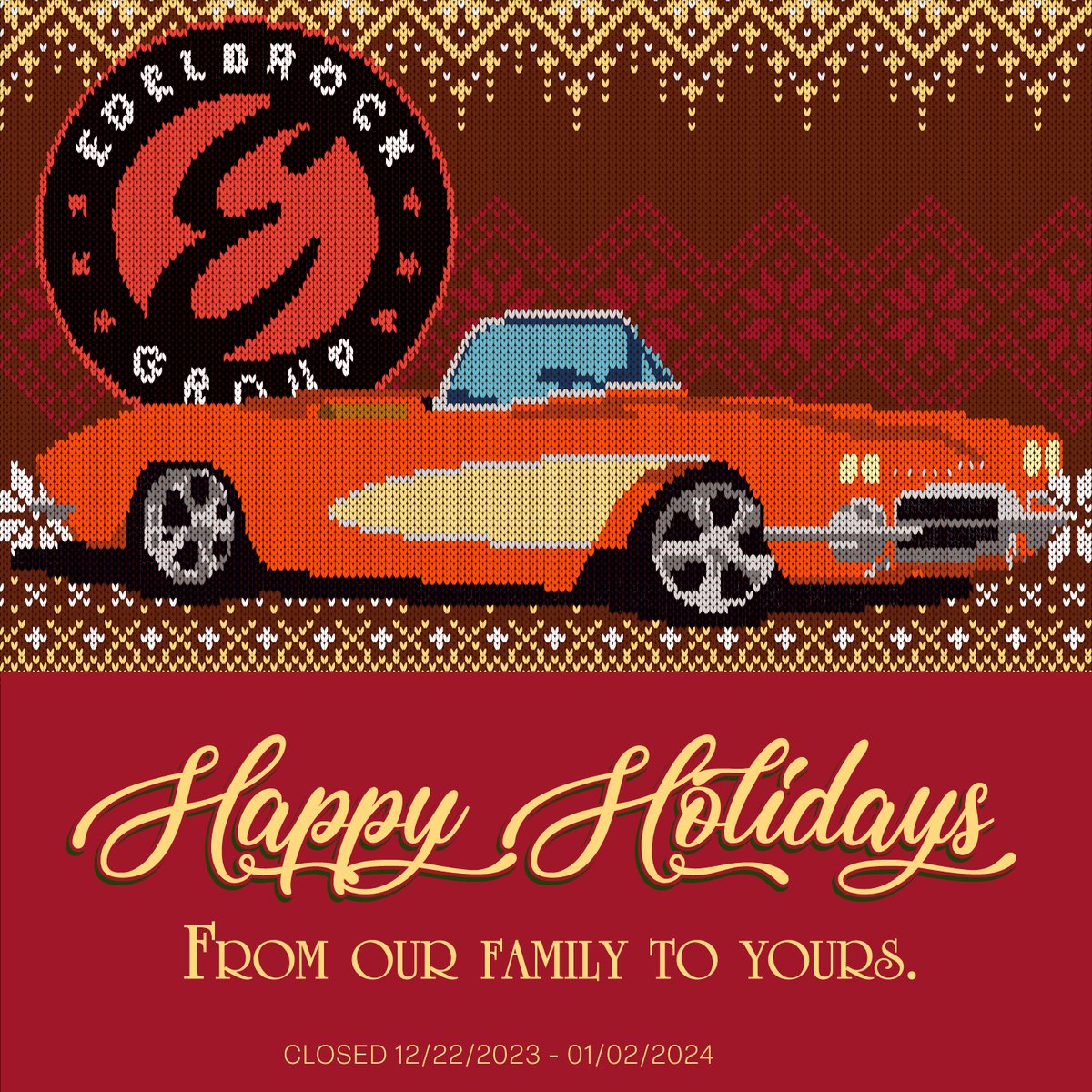 EdelbrockGroup's tweet photo. From all of us here at the Edelbrock Group, we hop you have a Happy Holidays and Merry Christmas!!!
#edelbrock #COMPcams #russell #lunati #FAST #TCIauto #EGNation https://t.co/nlfzn9RA9W