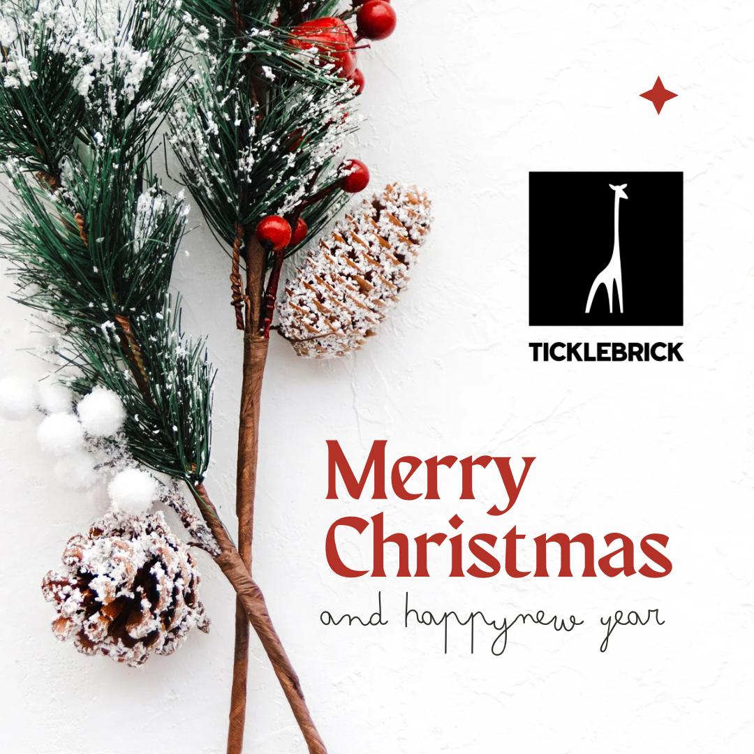 Merry Christmas! From the Ticklebrick Team 🎄 #holiday #holidays #xmas #meetmeunderthemistletoe #magicofchristmas #magicchristmas #merrychirstmas #merryandbright #christmas2023