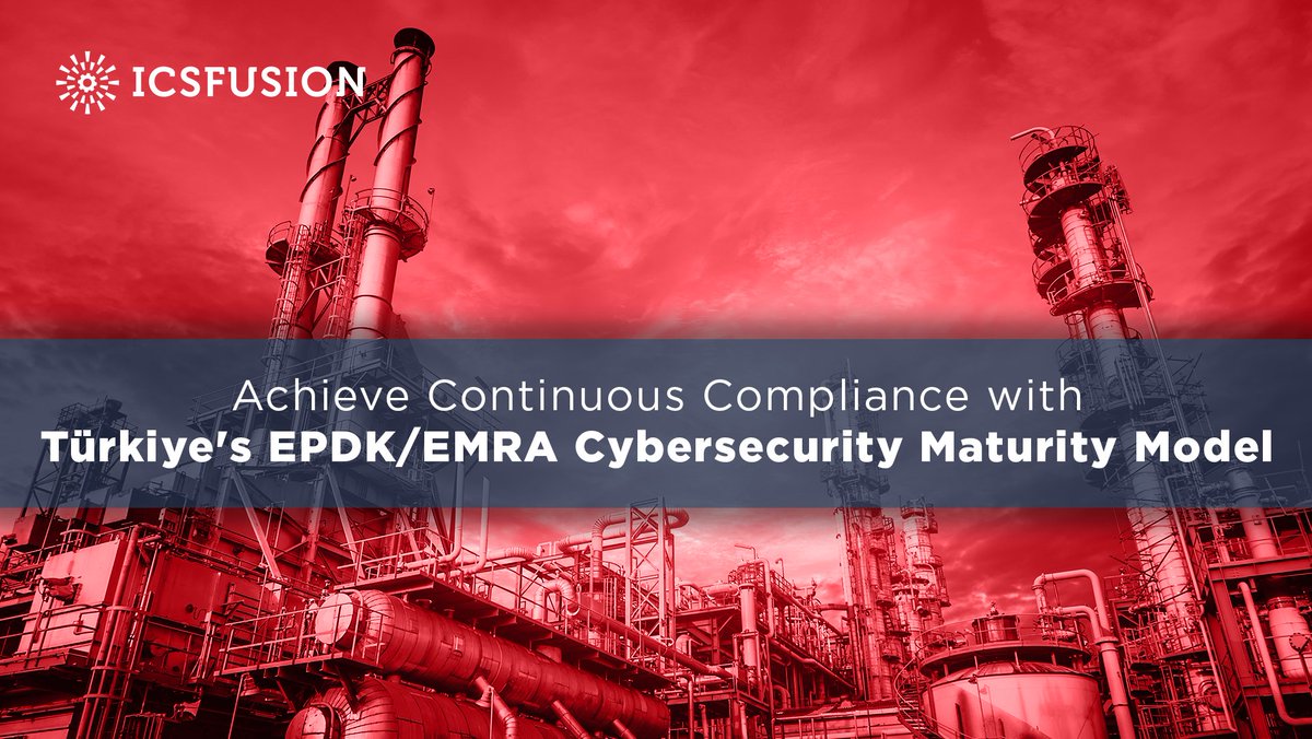 Unveiling ICSFusion Platform: Ensuring Continuous Compliance with EPDK/EMRA Cybersecurity Maturity Model 
We're delighted to announce that our ICSFusion platform takes the lead in delivering continuous compliance solutions tailored to the EPDK/EMRA Cybersecurity Maturity Model!