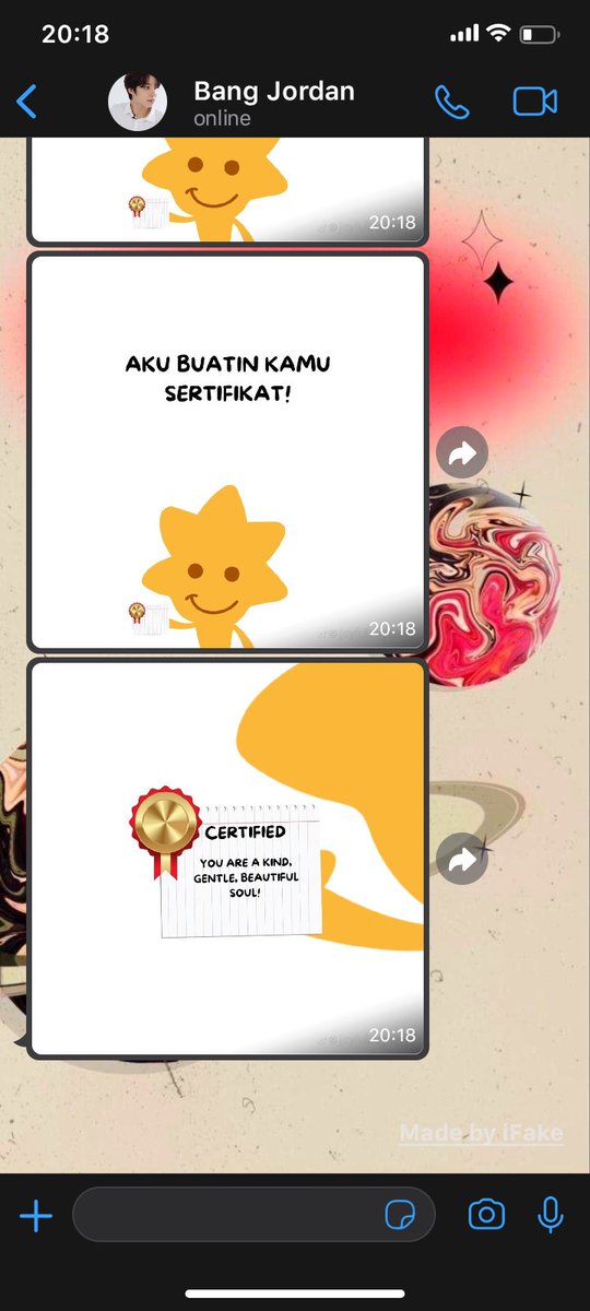 081. Sertifikat dari Bang Jordan
