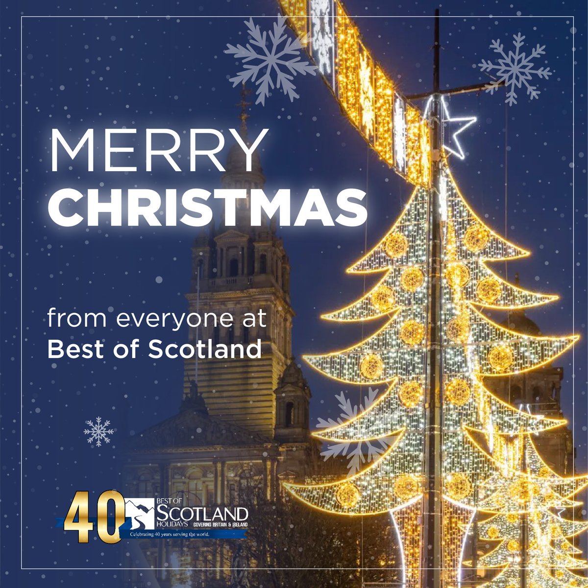 Best_ofScotland's tweet photo. Best of Scotland Holidays would like to wish all our friends, family, clients, and followers a merry and magical Christmas! 🎄🎅

#traveltrade #bestofscotland #christmas https://t.co/v0Py47BFsN