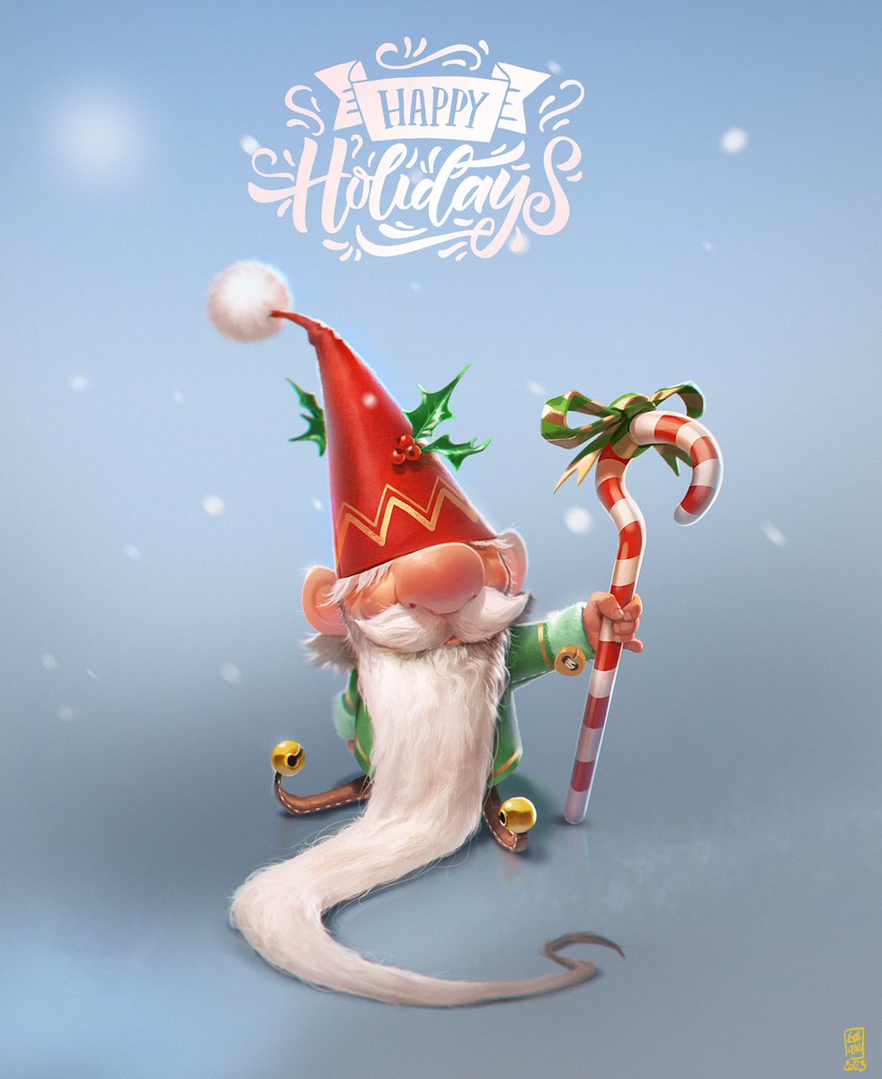 ✨Merry Xmas &amp; Happy holidays✨

All the best for all, much love ❤️❤️❤️!!

#xmas #holiday #holidays #winter #illustration #character #santa #elf