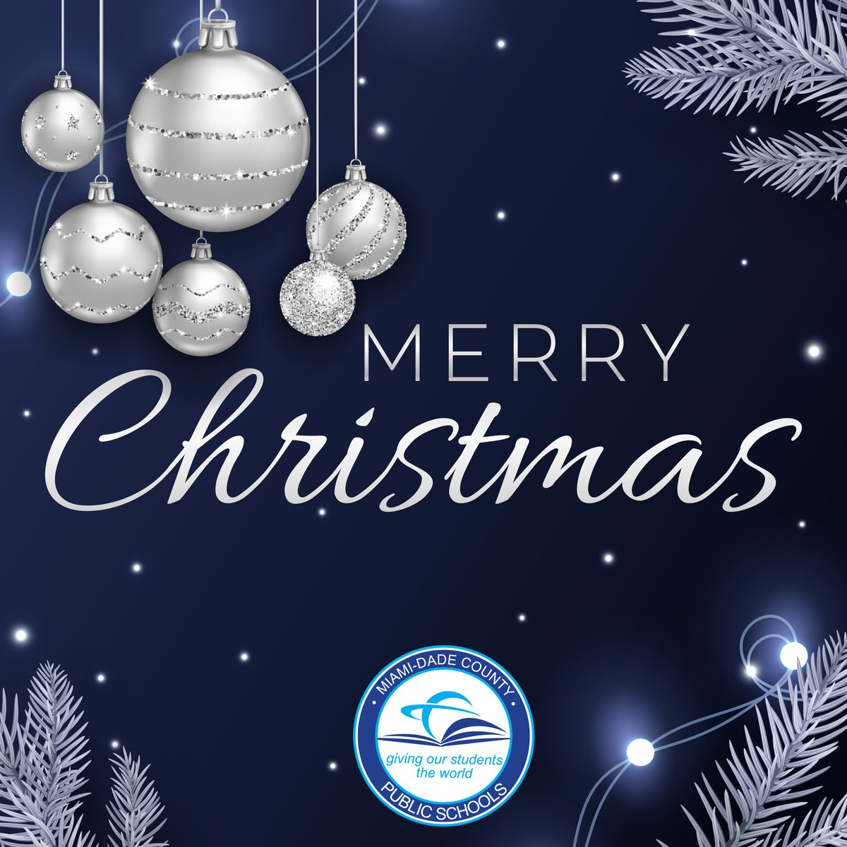 Wishing you a joyous #Christmas Day surrounded by loved ones! Spread the festive cheer, and may all students and families have a safe and merry celebration. Happy Holidays!