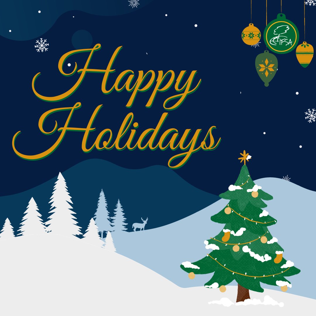 Warmest wishes for a joyous and prosperous holiday season to our fantastic IFSA community. We are grateful for the opportunity to connect forestry students from around the globe and look forward to bringing more great opportunities in the coming year.

#IFSAdotnet #happyholidays