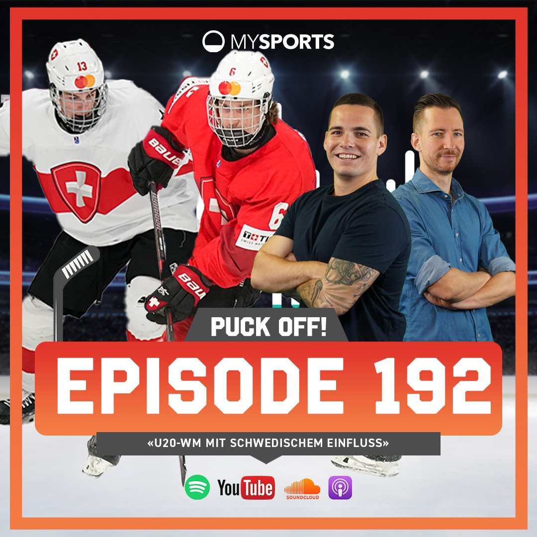 Bevor es in Göteborg an der U20-WM zur Sache geht, haben Jamiro Reber und Leon Muggli bei uns vorbeigeschaut. 😍🇨🇭

Unser Geschenk zu Weihnachten: Alle Spiele der CH-Nati an der U20-WM gibt es 𝗚𝗥𝗔𝗧𝗜𝗦 &amp; 𝗼𝗵𝗻𝗲 Login in der MySports-App! 🎄📲

#JoinTheCrew | #PuckOff