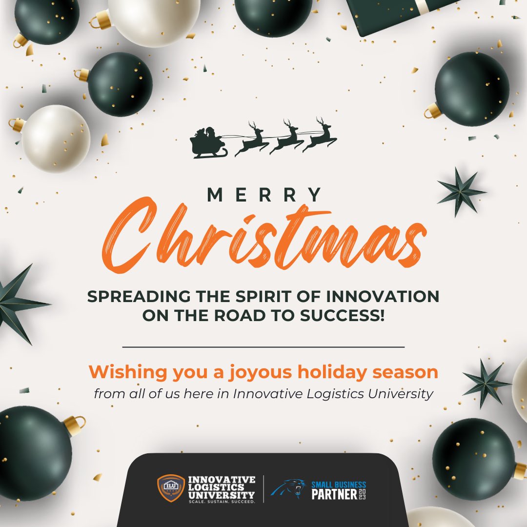 InnovativeUp's tweet photo. Merry Christmas from everyone at Innovative Logistics University! 🎄✨ As we celebrate this festive season, we're grateful for our incredible community of students, faculty, and staff. Here's to a new year of growth, learning, and innovation ! 🚀📚 #MerryChristmas #HappyHolidays https://t.co/vwsOOG7eHb