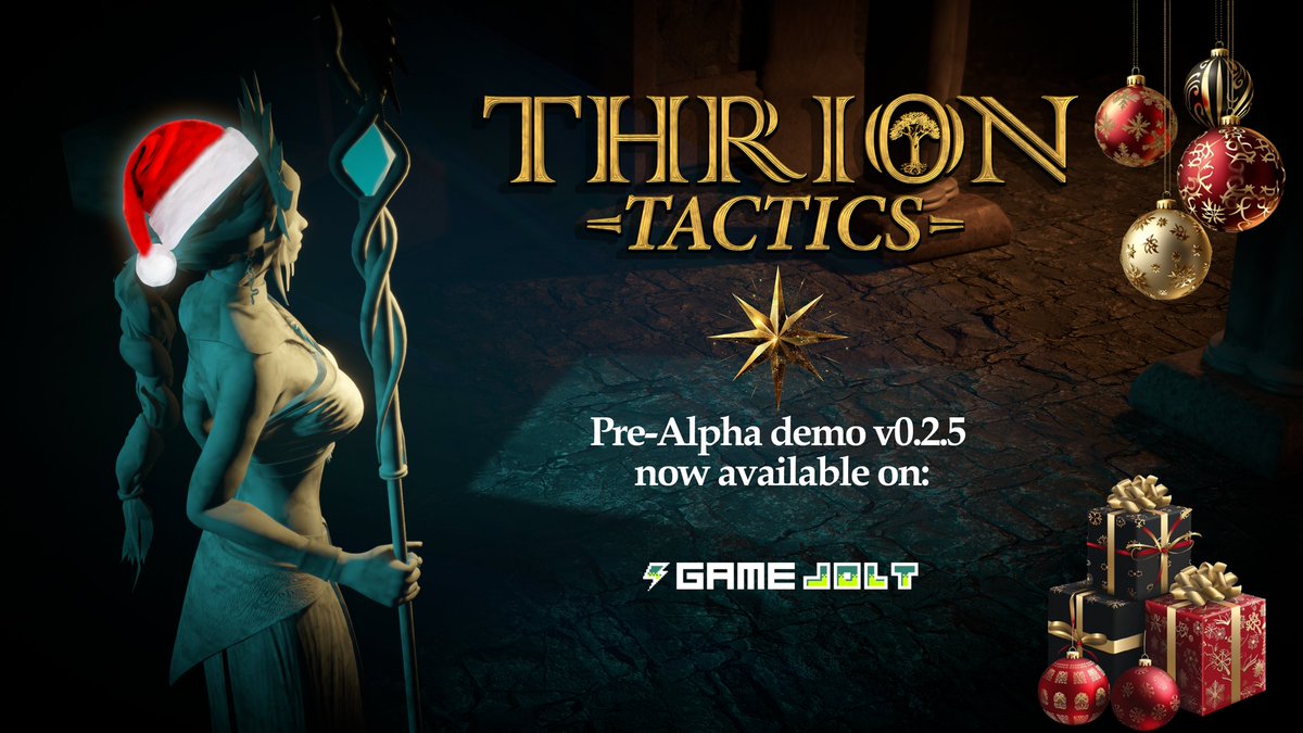 Pyles_Studio's tweet image. Merry Xmas? 🎅 More like 'Merry New Demo Day!' 🎮 We've been on a non-stop mission, integrating updates based on your invaluable feedback. Unveiling Pre-Alpha Demo v0.2.5, gift-wrapped and ready for action on Game Jolt.  #NewDemoAlert #GameDev #IndieGame #HolidayGaming