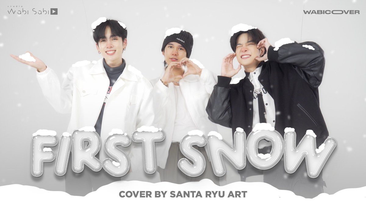 wabisabiTH's tweet photo. เซอร์ไพรส์ จาก 3 หนุ่ม แซนต้า ริว อาร์ต 🎉

กับเพลง First snow ❄️

ฟังได้แล้วที่ 🔻
https://t.co/5nhVxw38Md

#WABICOVER
#studiowabisabi
#WabiXmas2023 https://t.co/qBwsfTowSV