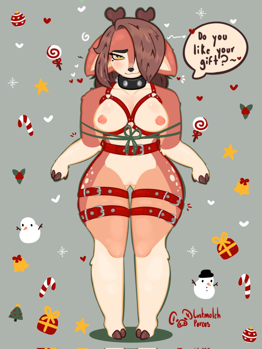 LustmolchPorcus's tweet photo. Definitely NOT a ps5 😞
Character belongs to @DiivesArt <3

Happy holidays to everyone!1!!!!!⛄ https://t.co/KecEX0m4UO
