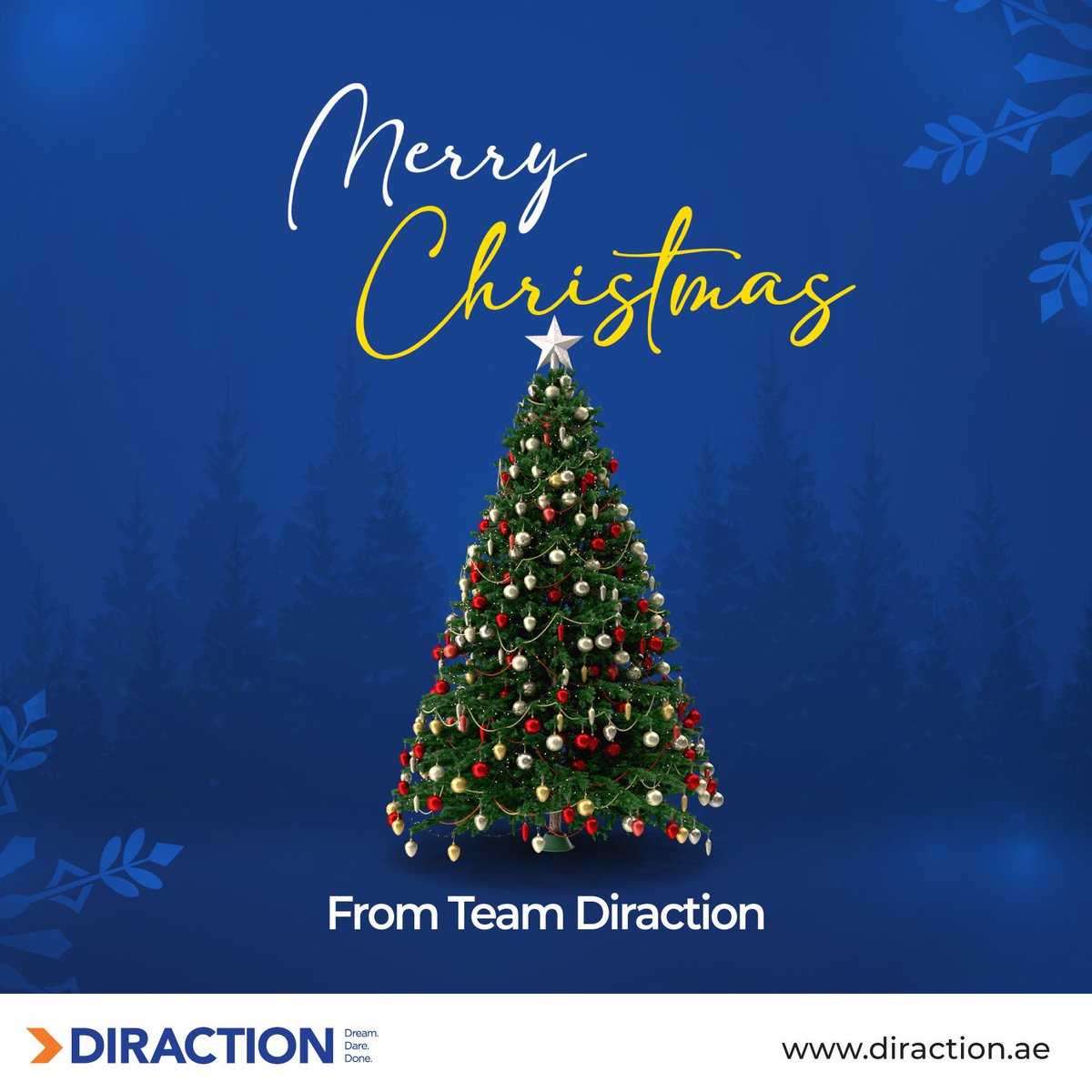 diractionae's tweet photo. As we reflect on a year of discovery, let's welcome the promise of new beginnings and educational adventures in the coming year. 
Wishing you and your families a Merry Christmas and a year ahead filled with endless possibilities! 🎄

#Diraction #DiractionDubai #StudyInDubai https://t.co/ptbEzWJrz4