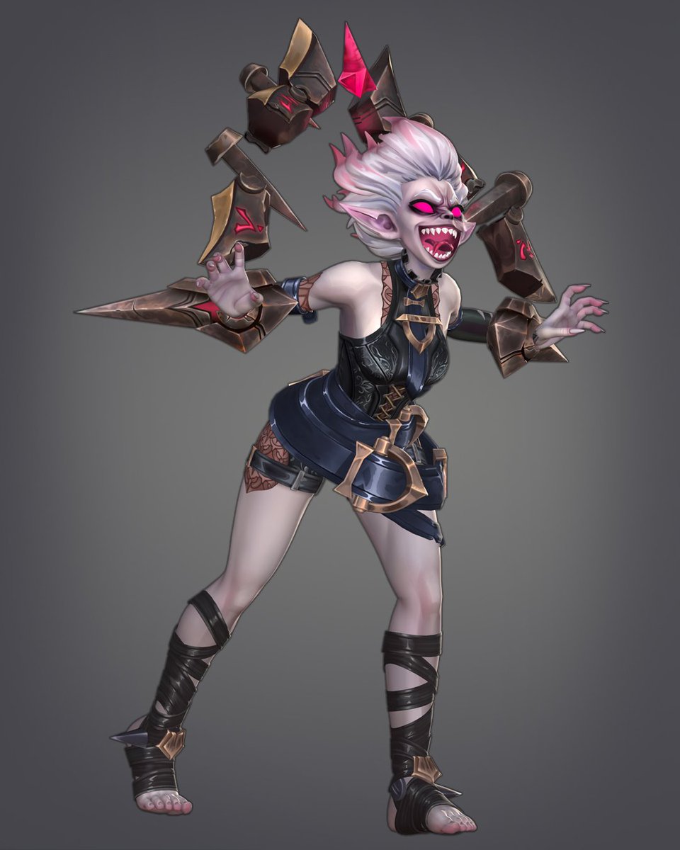 In case you missed it, I made a fanart of Briar, go and check out my profile for more renders :) 

#briar #briarfanart #RiotGames #leagueoflegends #leagueoflegendsfanart #handpaint #3dart #gamedev #gameart