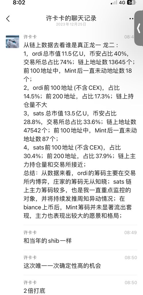 小群不仅有红包领 替补白单优先小群
而且卧龙凤雏 财富密码一个一个不带停🤔️🤔️

上午看群买ordi的都赚麻了8～

#ordi #brc20 https://t.co/SuA1cwzknO