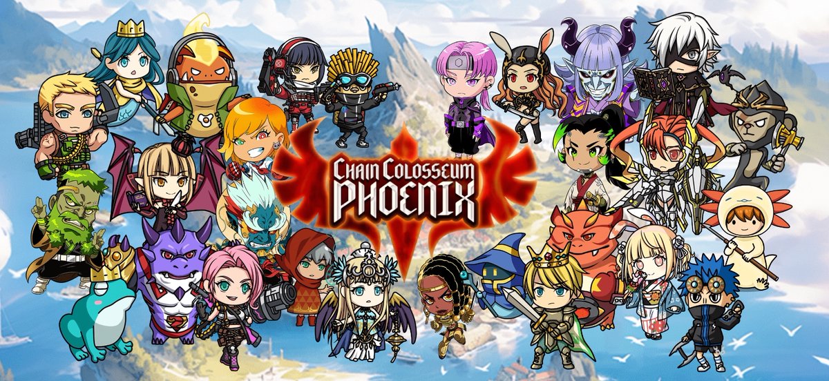 Chain Colosseum Phoenixは、Game-Fi要素が組み込まれたWeb3ゲームアプリです🎮
 プレイヤーは「Summoner’s Book(召喚の書)」から召喚されたキャラクターで、様々なモンスターと戦い、勝利することでゲーム通貨を獲得できます🎖️