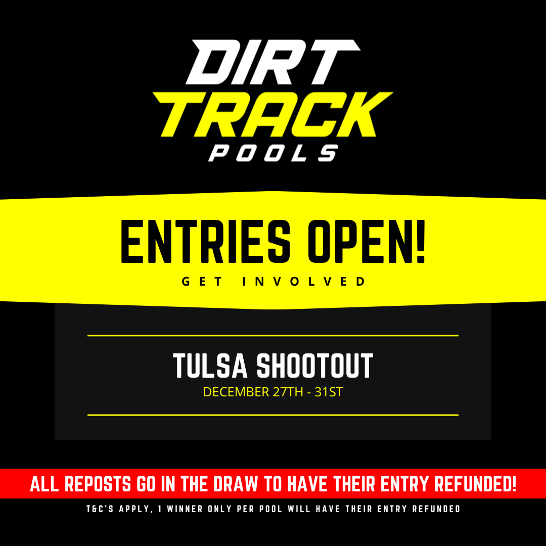 DirtTrackPools's tweet photo. 🚨 ENTRIES OPEN! 🚨

The Tulsa Shootout kicks off this Wednesday at 8pm EST, with 5 huge nights of action for the micro's at the Tulsa Expo Raceway, featuring over 1600 entries!

$30 ENTRY FEE

RETWEETS GO IN THE DRAW TO BE REFUNDED!

Tulsa Shootout👇
https://t.co/D4C8nAqylz https://t.co/PttGpAyQcv