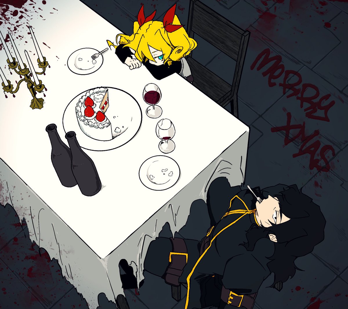 ｸﾘｽﾏｽにそれっぽいご馳走出してくるタイプのﾃﾞﾝ