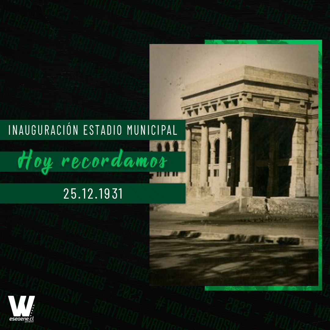 eseaenecl's tweet photo. En el cerro Playa Ancha y con presencia del presidente de la República, Juan Esteban Montero, se inaugura el principal recinto deportivo de la ciudad puerto y tradicional casa de Santiago Wanderers de Valparaíso 🏟️🇳🇬 #HoyRecordamos #VolveremoSW #SW2023. https://t.co/Lmhv27NuMB