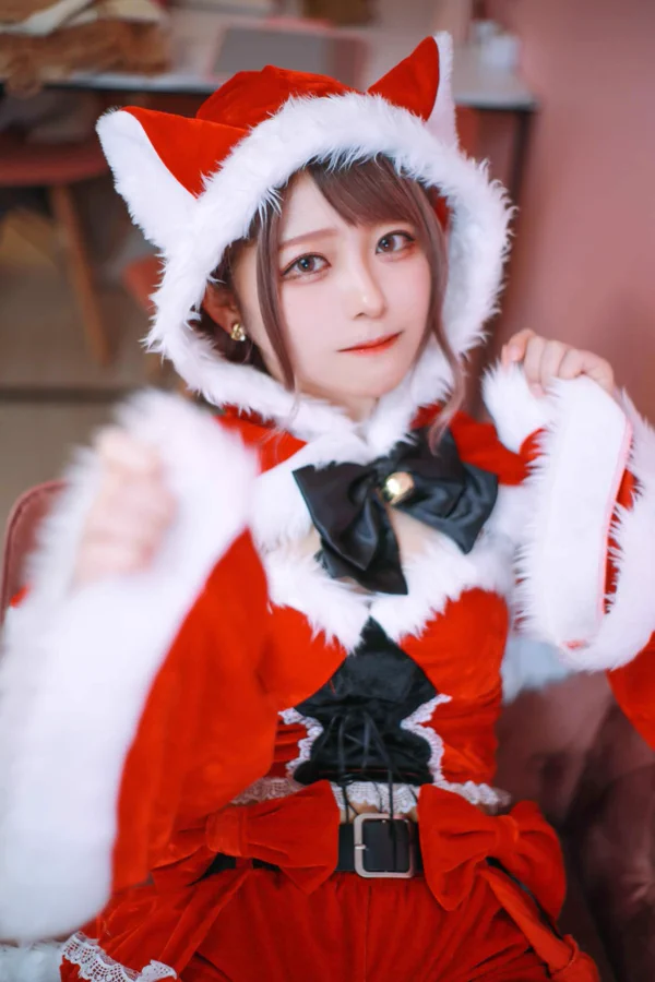 Asian girl Christmas costume