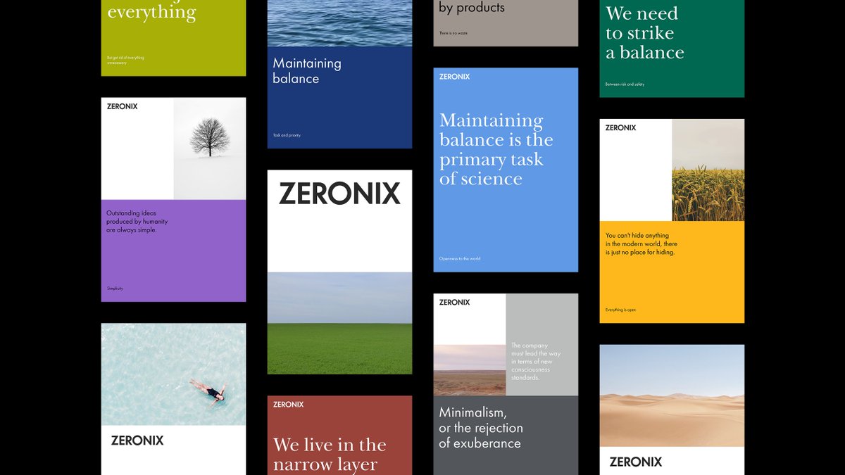 TOMATDESIGN's tweet photo. Разработали брендинг для компании Zeronix — российской научно-технологической компании, которая занимается сбором и переработкой отходов.
https://t.co/IecwgOUzCU https://t.co/LbpkCz04le