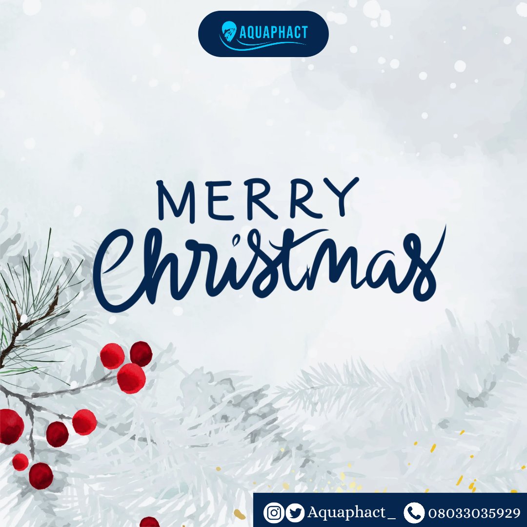 Aquaphact_'s tweet photo. To our Esteemed Customers, Friends and Family, 

We wish you a Happy Christmas 🎄 
And a prosperous new year ahead

With love, from; AQUAPHACT https://t.co/u1EoI6oqjk