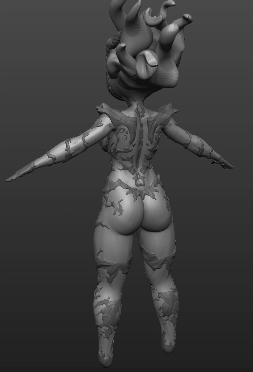 psaticus's tweet image. Stone chest, fiery ass