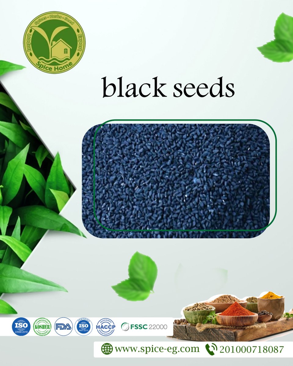 spicehome1's tweet photo. Niggella seeds ready for Exportation!
Order your container NOW

_______________________________________
For any inquiries please contact us on
WhatsApp : +20 100 078 6244
Email : a.spicehomeeg@gmail.com https://t.co/OwJpuyVDxu