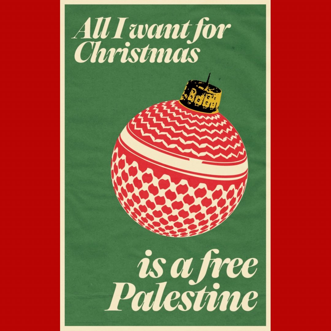 Merry Christmas! Fuck the patriarchy. And the Tories. And #Cease_fire_now 🇵🇸