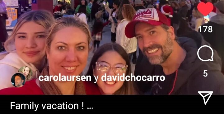 ChocarroARG's tweet photo. Muy Feliz Navidad queridos @DavidChocarro @carolaursen #Bachis ππππ Disfruten sus lindΓsimas vacaciones!!! https://t.co/ucYodVRHXk