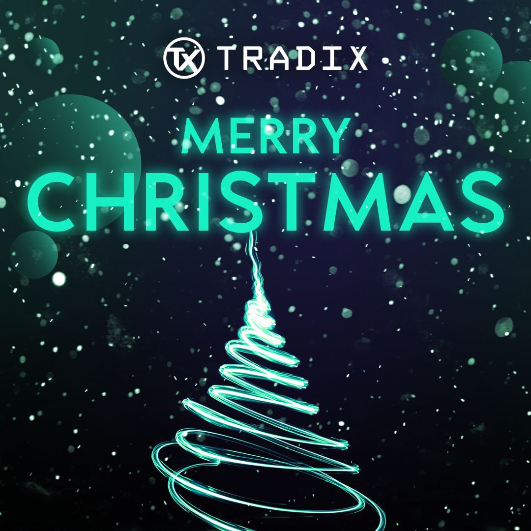 🎄Tradix Wishes you all a joyous Christmas filled with laughter, happiness and love.
 
May your holidays be as epic as the sounds of our victory this coming year 2024! 

✨Merry Christmas from Plutus and Tradix Technologies!

#MerryChristmas #HappyHolidays #Tradix