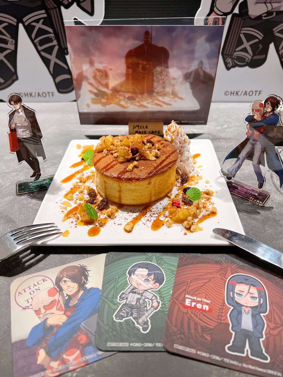 motinemu's tweet photo. SMILE BASE CAFE
コラボカフェって初めてだったけど、
ハンジさんのシチュー豆沢山で美味しかったしアクスタ買えて満足☺️
コースターとシール引きが良かった☺️
AIRTWOKYO
スリーピングリヴァイサンリオ過ぎるかわいい😊 https://t.co/qXM92jxRzX
