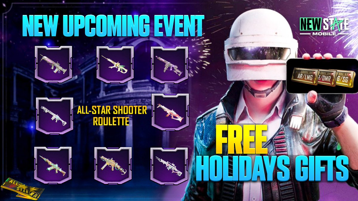 LiteXProYT's tweet photo. New Upcoming All Star & Happy BONUS Time Event ๐
https://t.co/0KJrlmBXLQ
#NEWSTATEMOBILE #NEWSTATE #ASQUAD #LITEXPRO #KRAFTON #PUBGNEWSTATE https://t.co/wYZ51wHfWs