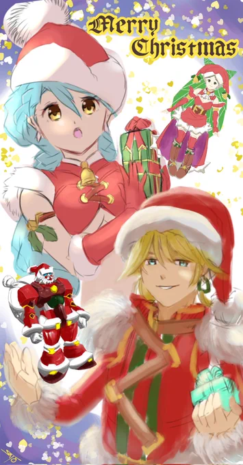 配信ラフ画供養#MerryChristmas#クリスマスイラスト#クリスマス 