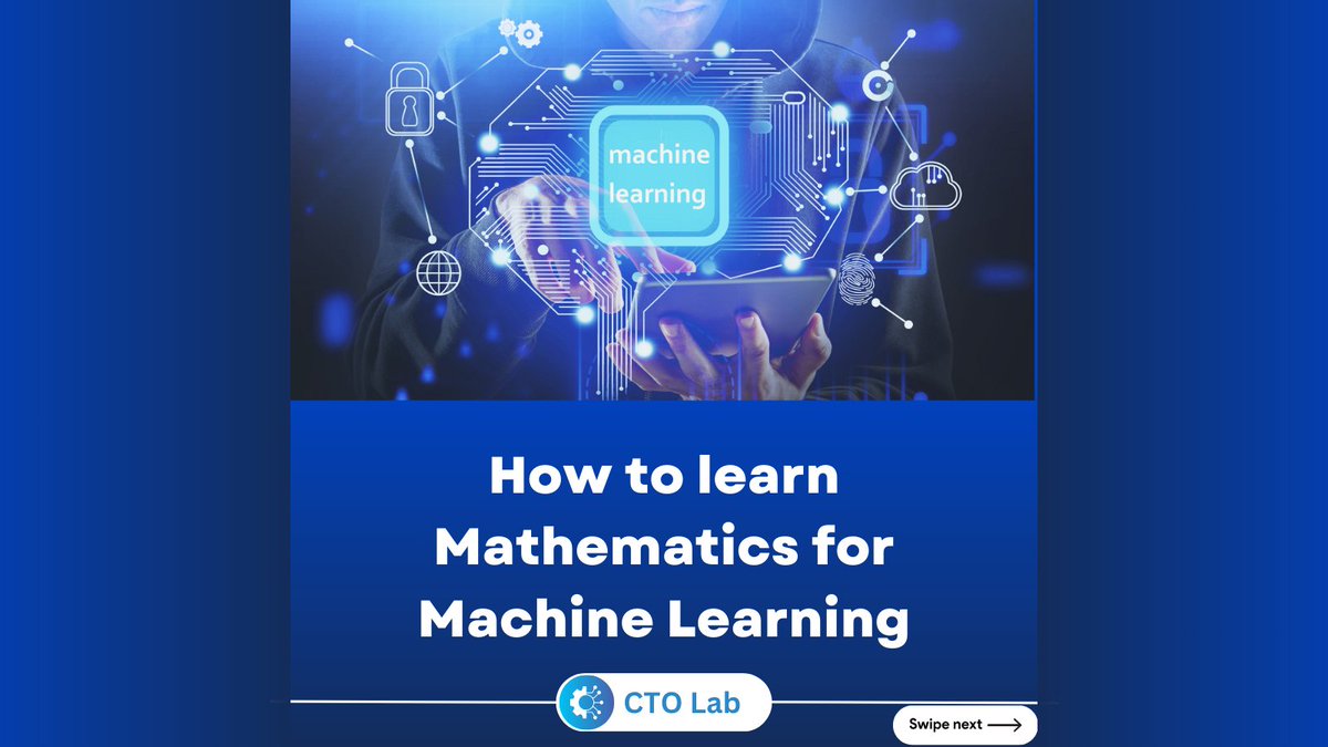 CTOLabAI's tweet image. Cracking the code of Machine Learning with Mathematics! 🧮💻 Dive into our latest tips on mastering the math essentials for ML. Linear algebra, statistics, and more - we're making it simple and fun! #MathForML #MachineLearningBasics #DataScience 📊🤖