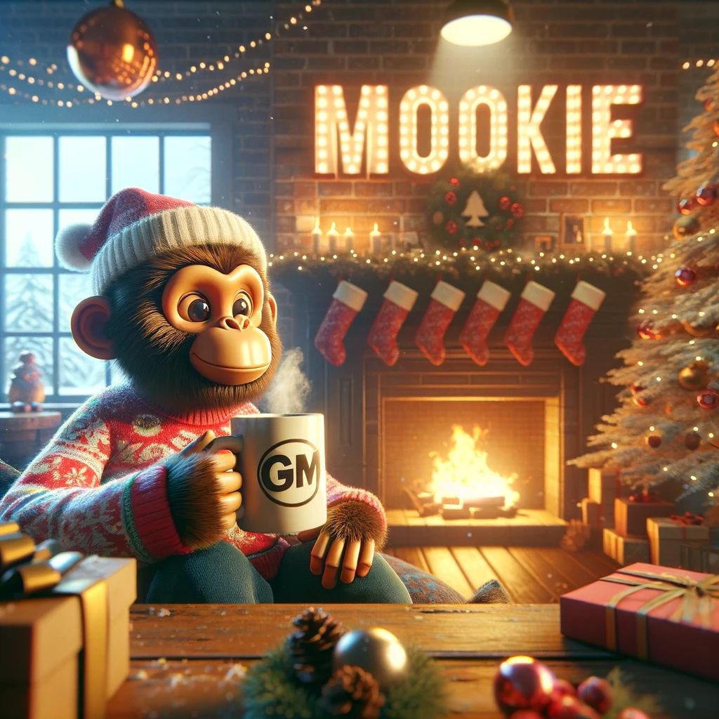 MookieNFT's tweet photo. GM to absolutely everyone! ☕️🎄

Merry Christmas my amazing friends💛 

Wishing you peace and hope this Christmas and a new year full of better days! 🎁🎄 https://t.co/0Z6KWCSKdu