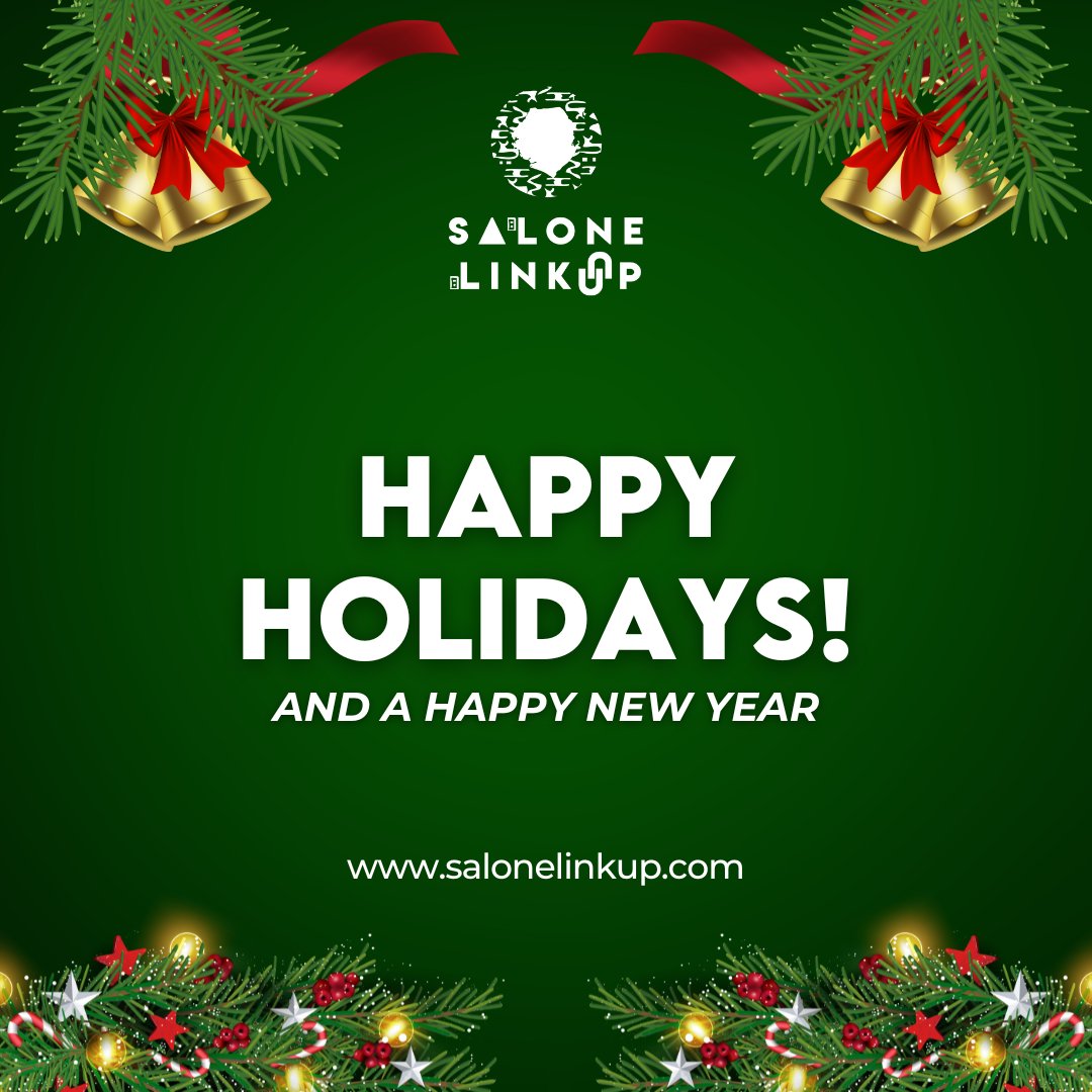 Happy Holidays!!! To our friends near and far, we extend warm wishes for a joyful holiday season and a Happy New Year filled with prosperity, good health, and the fulfillment of dreams. 🧑🏿‍🎄

#MerryChristmas #SaloneLinkUp #HolidaySZN #ChristmasEvent #LuxuryChristmas #Christmastree