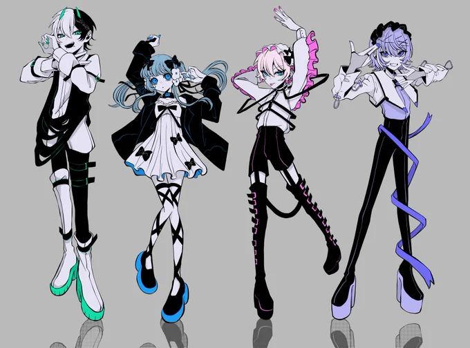 #KITART   SODAKIT様の立ち絵イラスト描かせて頂きました! 宜しくお願い致します