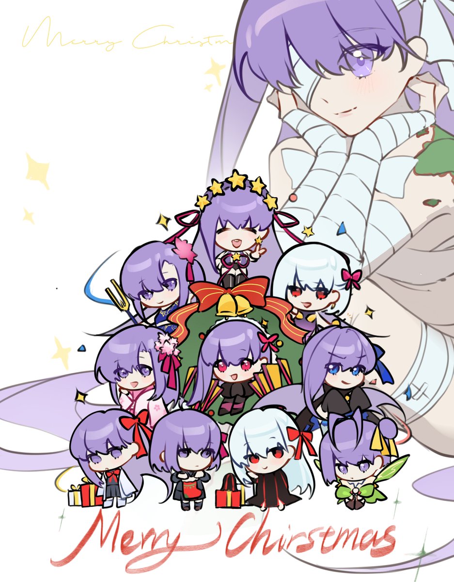 ✨Merry Chirstmas🎄x2
 #間桐桜 #メルトリリス #カ一マ #BB #桜 #FGO