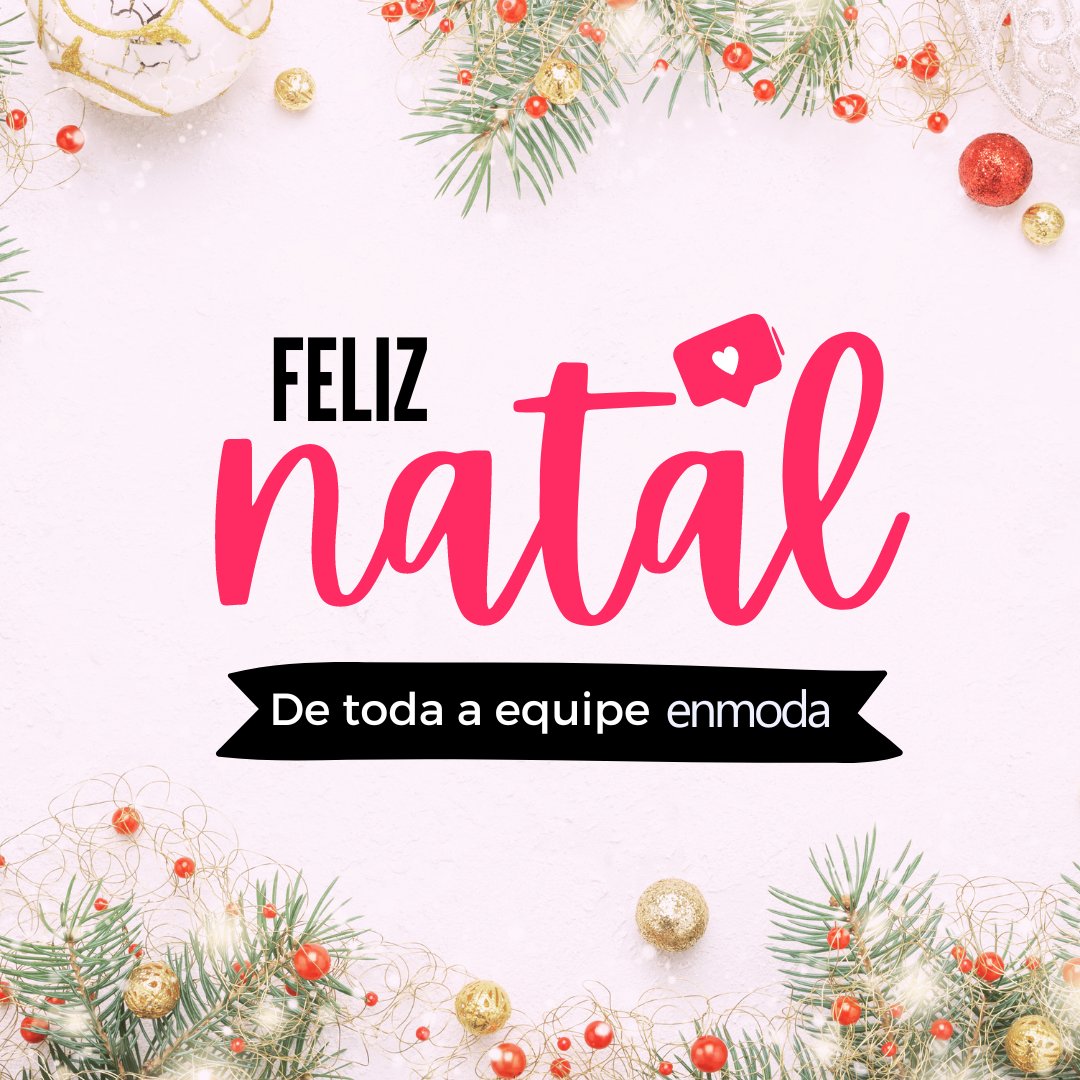 enmoda's tweet photo. A equipe EnModa deseja um Natal repleto de saúde, paz, alegria e muita união. 🎄

Que a magia dessa época transborde em seu coração! Boas festas! 💝 https://t.co/4pddKtRRNf