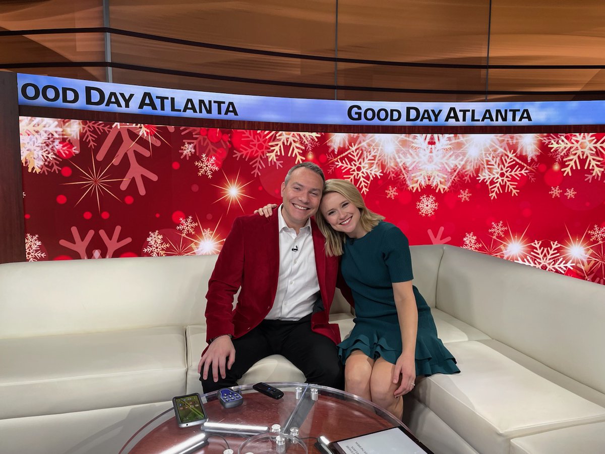 The music has begun 🎶🎵 @BrookeZaunerTV and I are hosting the @GoodDayAtlanta Christmas Morning Music Spectacular through 11am -- some GREAT performances lined up for you! #fox5atl