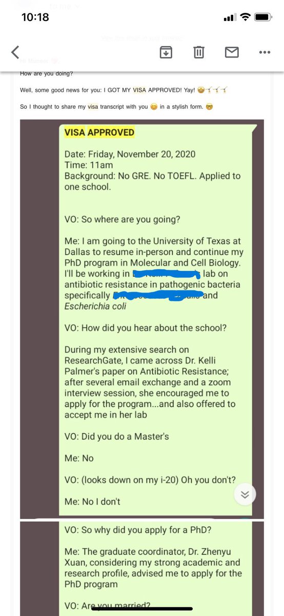 elMunir5's tweet photo. Transcripts of my F1 visa interview at the US Consulate🇺🇸 in Lagos, Nigeria. November 2020.
I hope you find it helpful. https://t.co/2ReUzoAV7d