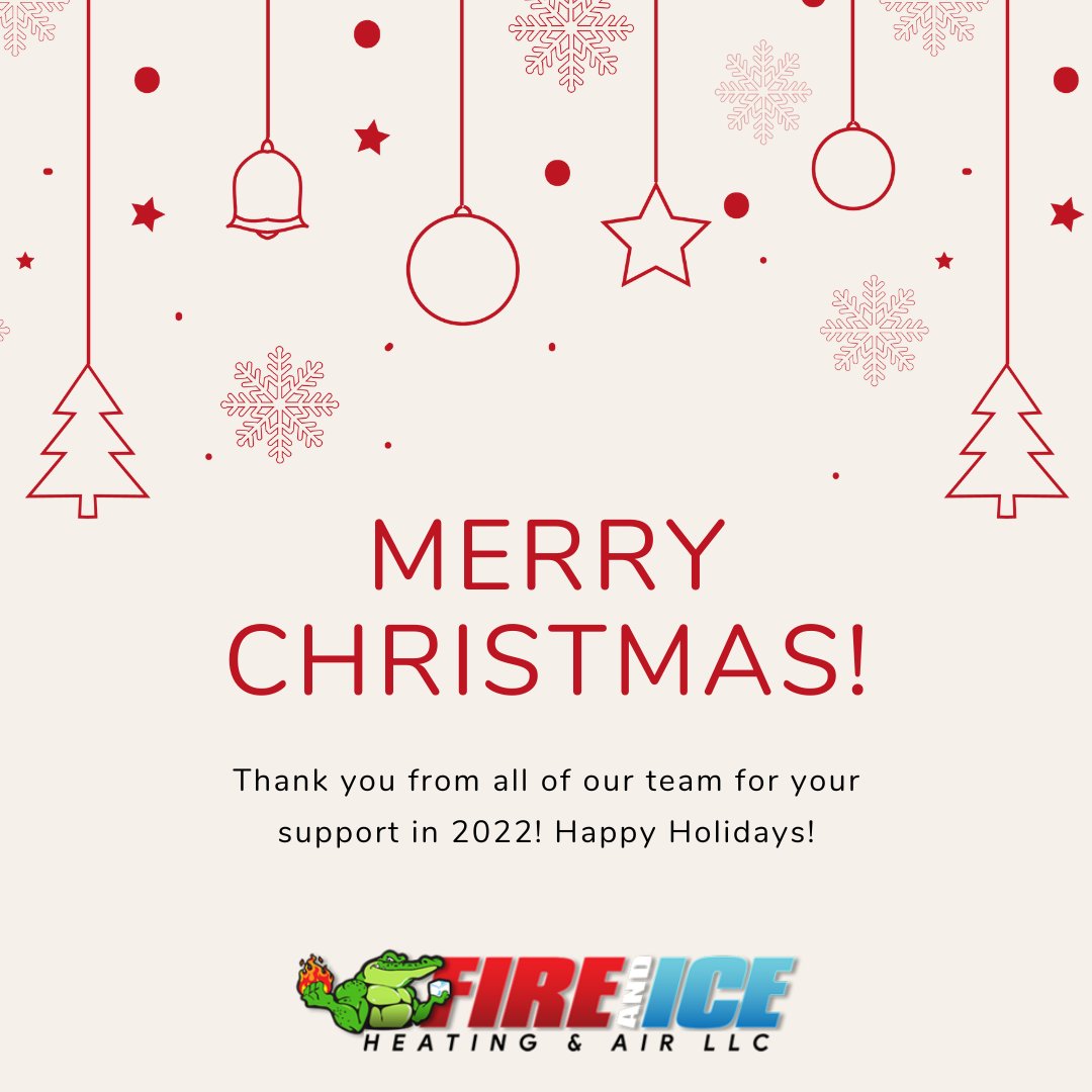 Sending warm wishes and cozy vibes your way this Christmas! May your holiday be merry and your home be toasty. 🎄✨ #MerryChristmas #HVACJoy