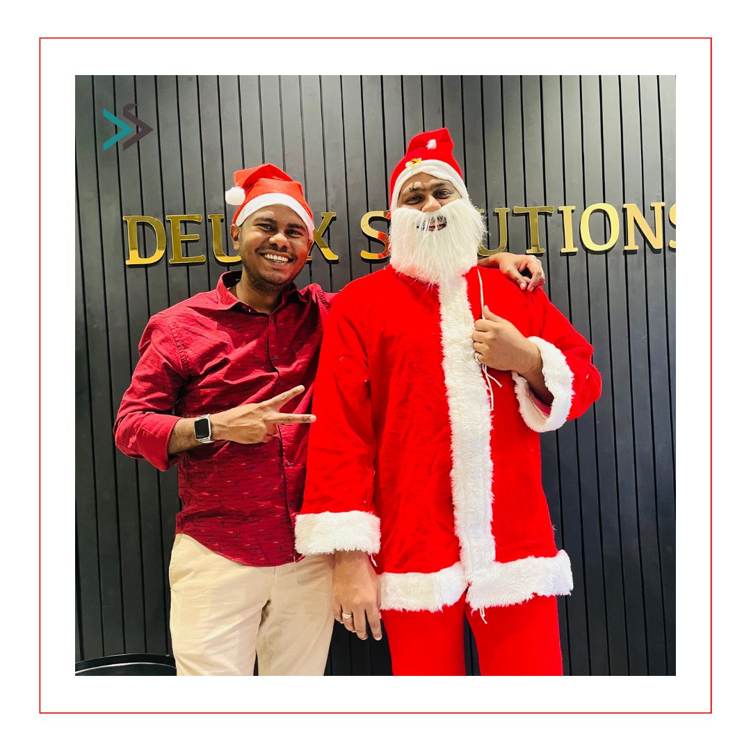 DeuexSolutions's tweet photo. We had a blast with our Secret Santa celebration last Friday! π
π
Laughs, surprises, and all the good vibes.
Big thanks to our awesome team for making it a jolly good time! π
.
.
#team #christmas #secretsanta #culture #SecretSantaMagic #OfficeParty #HolidayCheers https://t.co/oyjmDZwC7e