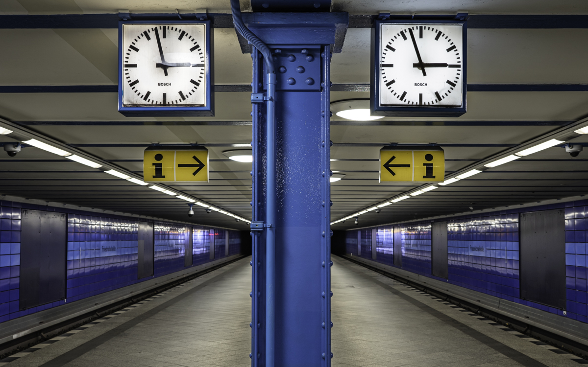 U5 — Friedrichsfelde.
One minute off.