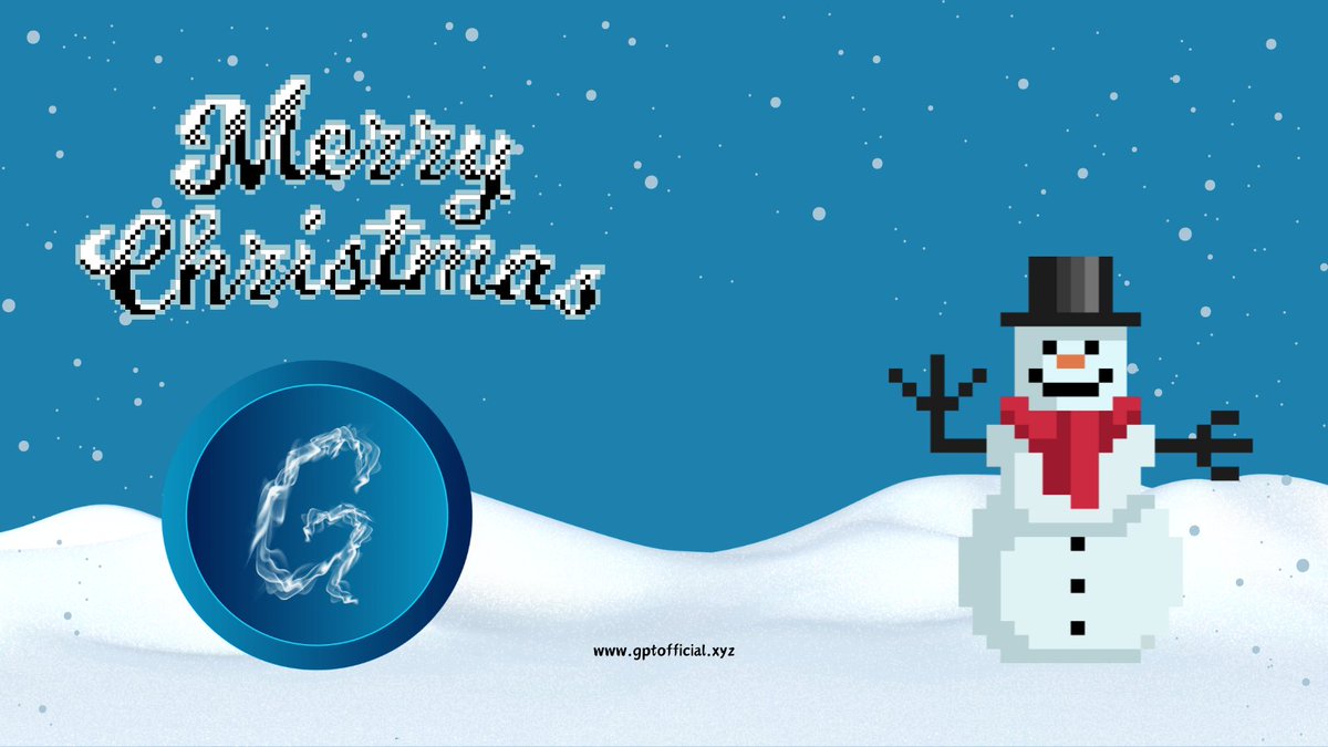 Christmas is a time to reconnect, and your greeting is a great holiday ambassador.

$GPT #MerryChristmas2023