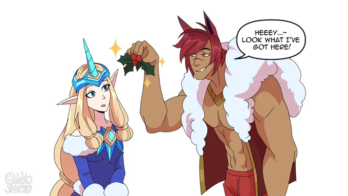 It's Christmas time! 

A perfect opportunity to post this classic 

#Sett #Soraka 