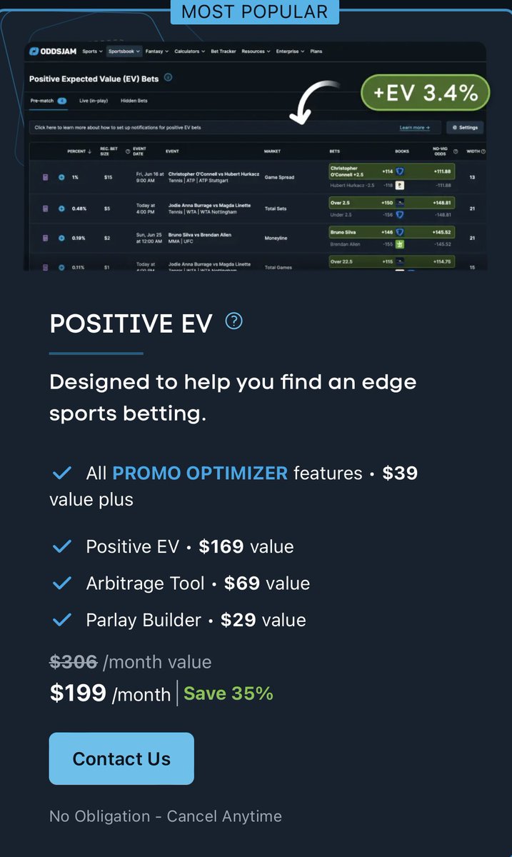 🚨Christmas GiveAway🚨 🎅🎁📊💰 

Going back and fourth about signing up for <a href="/OddsJam/">OddsJam.com</a> ⁉️
I’m giving away 1 FREE month of the Platinum Plan &amp; 1 FREE month of the Positive EV plan to 2 people who are not on board yet..must do the following ⬇️

1. Retweet this Tweet
2. Follow me