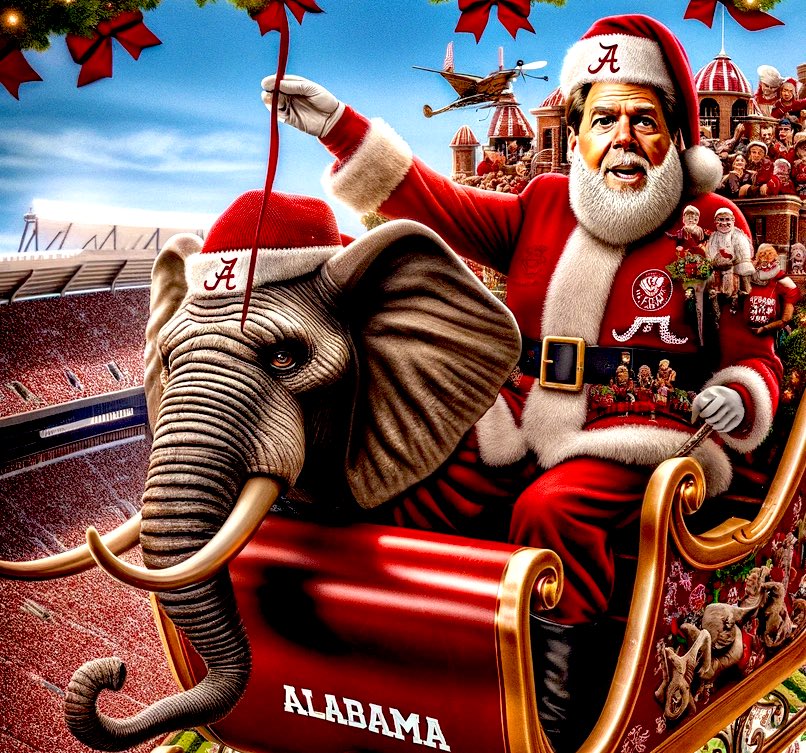 Just unveiled my latest creation: Santa Saban! He’s trading his playbook for a sleigh and delivering holiday cheer straight from the gridiron. Check out the art and let me know what you think! #SantaSaban #HolidaySpirit 🎨🎅🏈
#RollTide #MerryChrismas #MerryChristmas2023