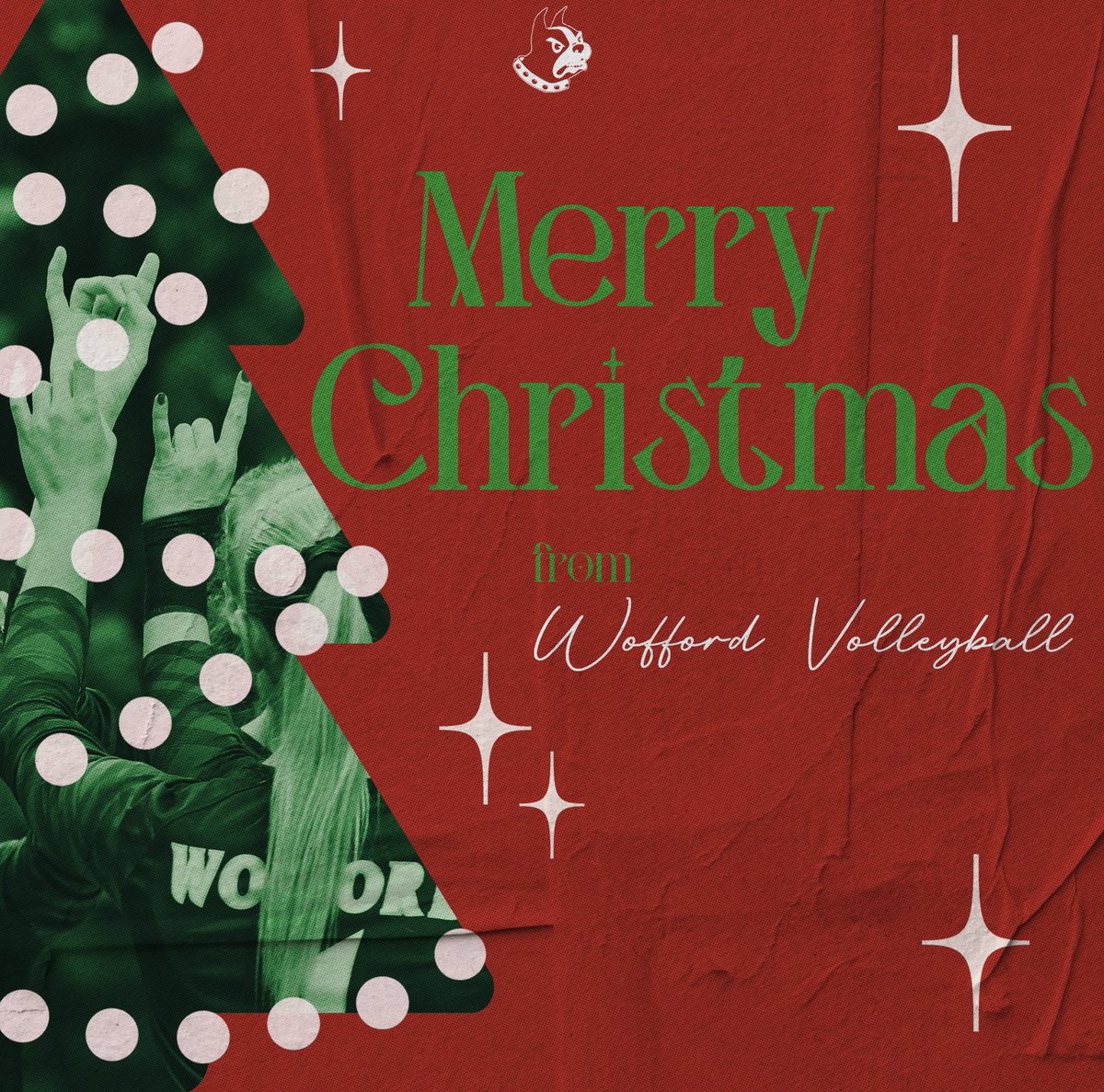 Merry Christmas and happy holidays from our Wofford volleyball family to yours!
