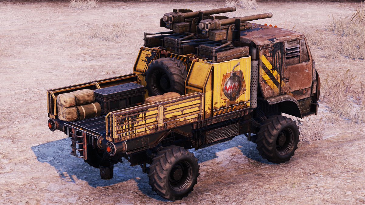YARAZ_EX's tweet photo. ◁ Ruck Mk.II ▷
Самый базовый тяжелый бронемобиль Мусорщиков. По сути - просто грузовик с установленным на него оружием. Ну да, есть небольшие модификации корпуса, но они не делают из стандартной машины бронемобиль.

#ArtCraft #Crossout #Exnewest https://t.co/ysUuPMlUK3