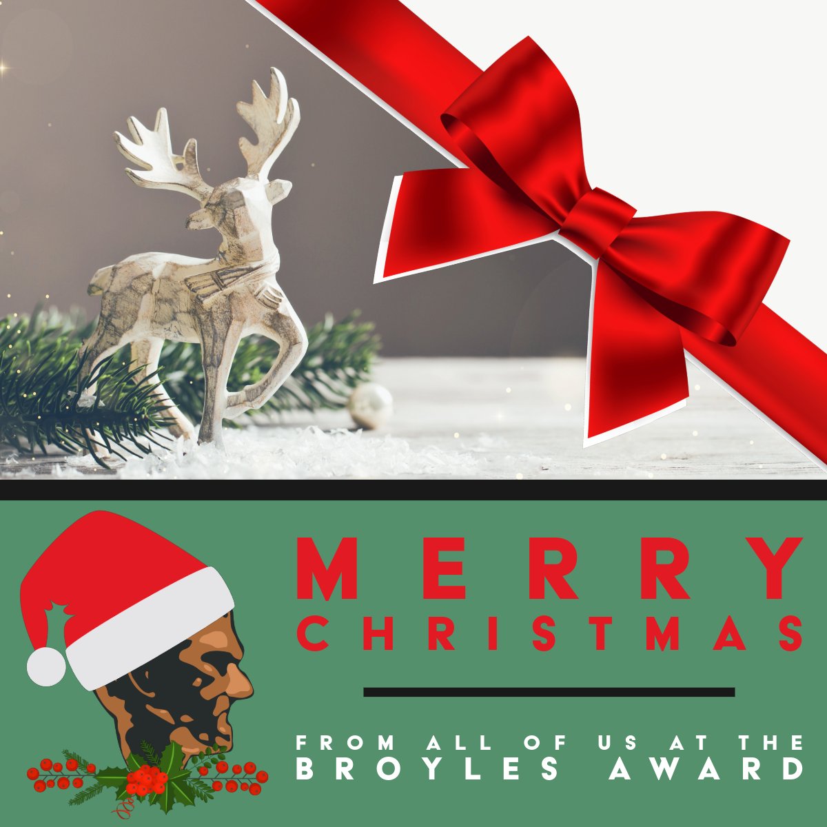 Merry Christmas and Happy Holidays from all of us at the Broyles Award. Celebrate with your family and friends this season, and join us in 2024 as we prepare for the next season of excellence in assistant coaching at Oaklawn! Learn more at broylesaward.com.