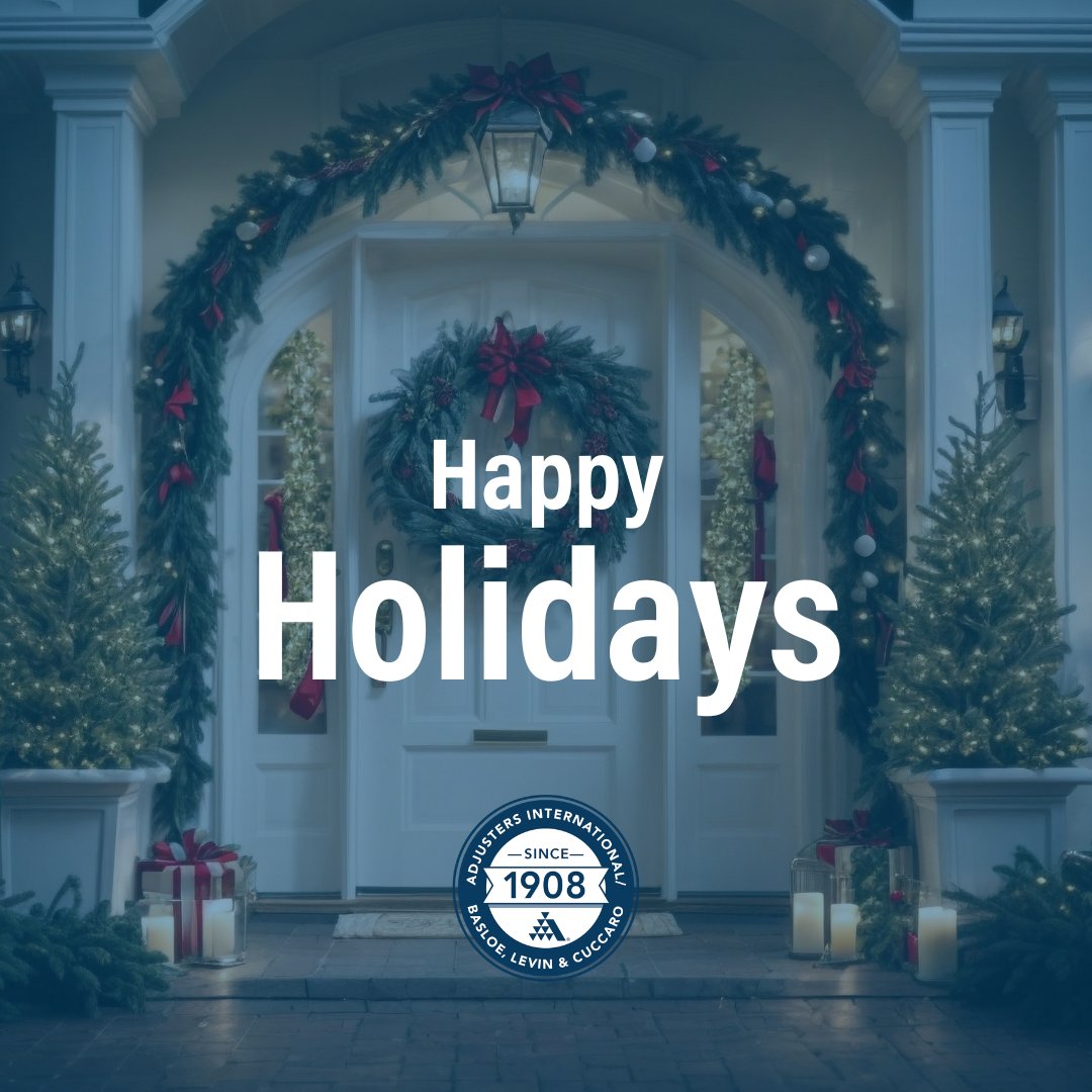 AIBLC1234's tweet photo. Wishing you a season of joy and a home filled with peace. Merry Christmas and Happy Holidays from our team at Adjusters International Basloe, Levin &amp; Cuccaro! Here's to a stress-free and secure celebration. 🎄🏡✨ https://t.co/vgiowZ26VL